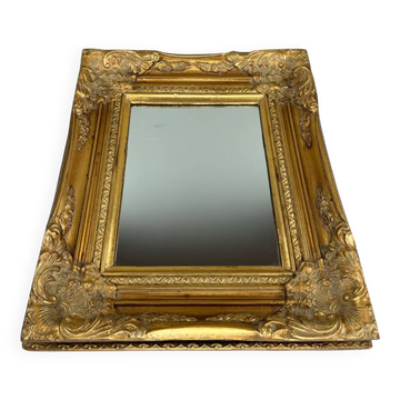 Antique gilded mirror Napoleon III – late 19th century