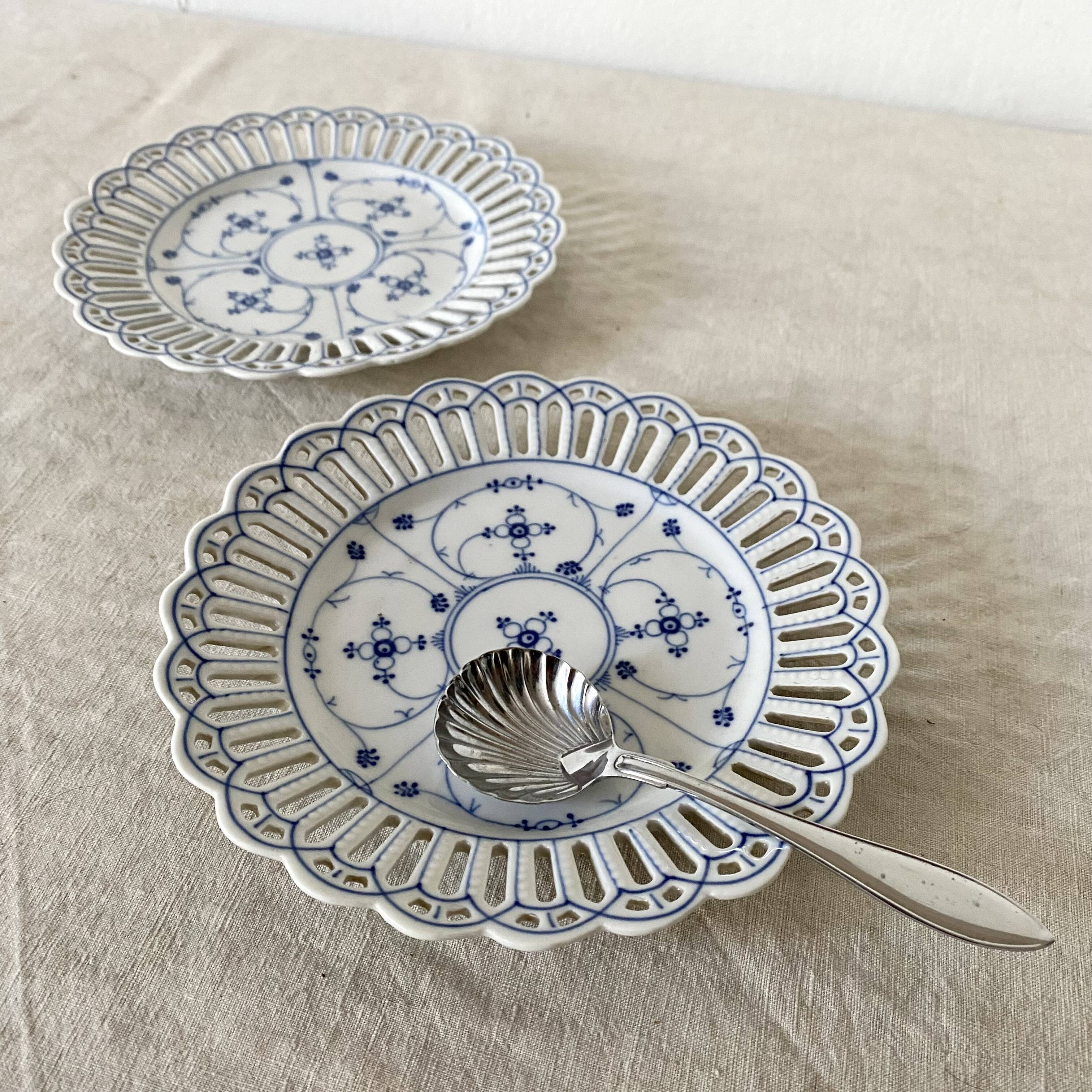 Bavaria openwork porcelain plates