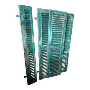 Volets anciens persiennes - verts