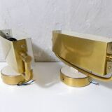 Pair of Jacques Biny mid-century design wall sconces