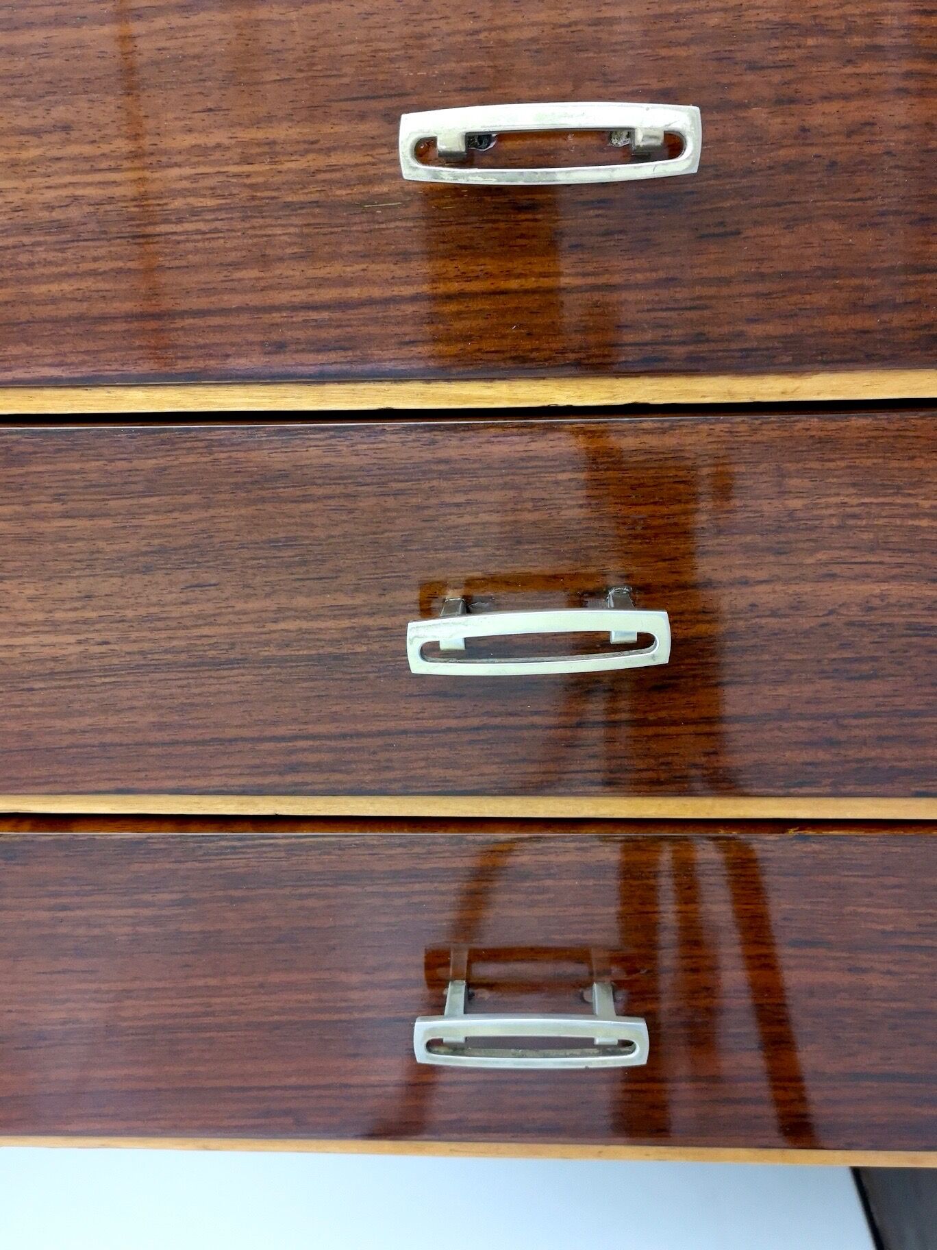 Wooden Desk by Osvaldo Borsani for Arredamenti Borsani Varedo, Italy