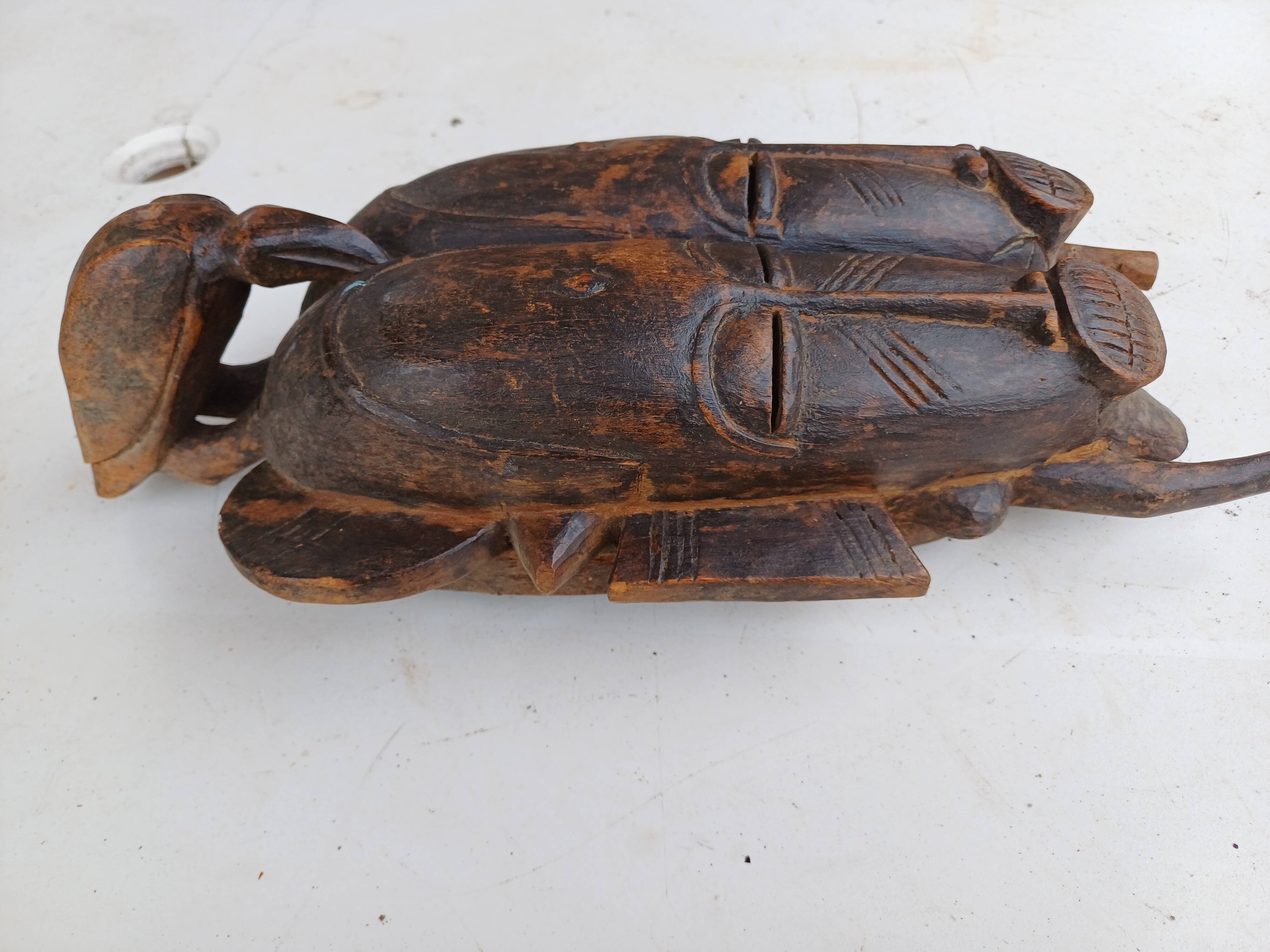 Double-sided African mask