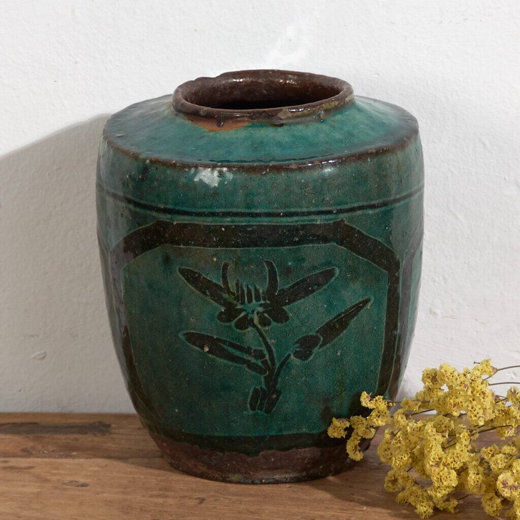Old green vase (c.1820) #24