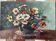Old painting - Still life - Bouquet of ranunculus