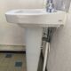 Lavabo sur pied porcelaine
