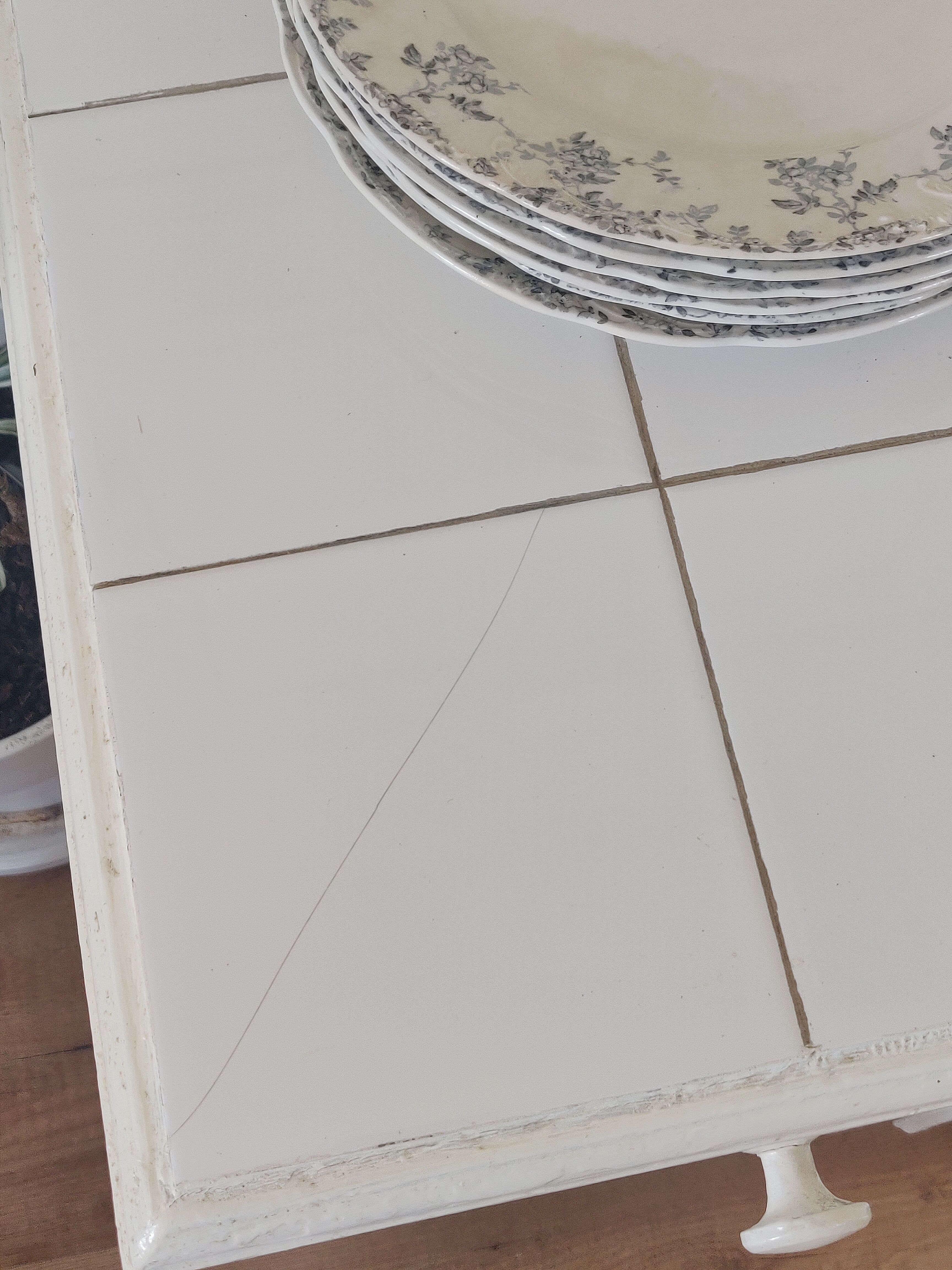 White art deco buffet