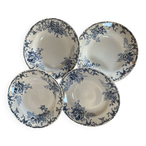 lot de 4 assiettes creuses