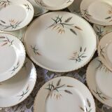 Service à dessert en porcelaine royale de luxe 1960