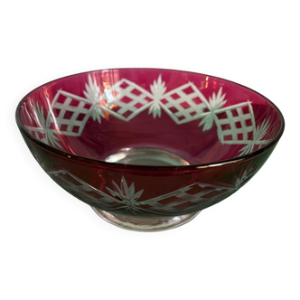 Glass bowl / salad bowl