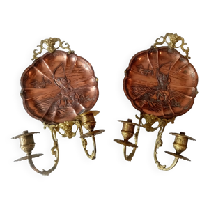 Paire d'appliques napoleon