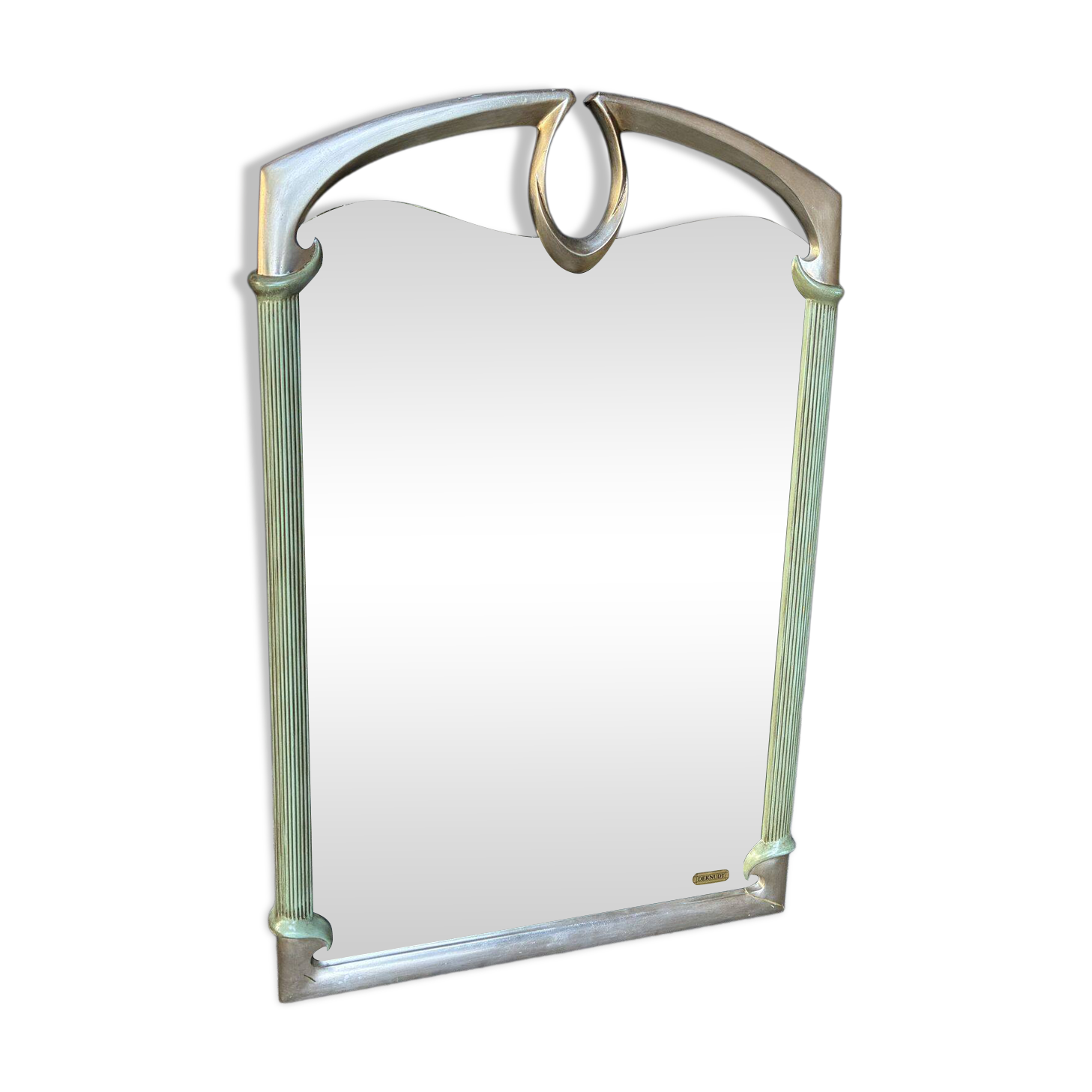DeKundt Hollywood Regency wall mirror, Belgium, 1980s
