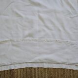 Taie d'oreiller ancienne brodée monogramme MB