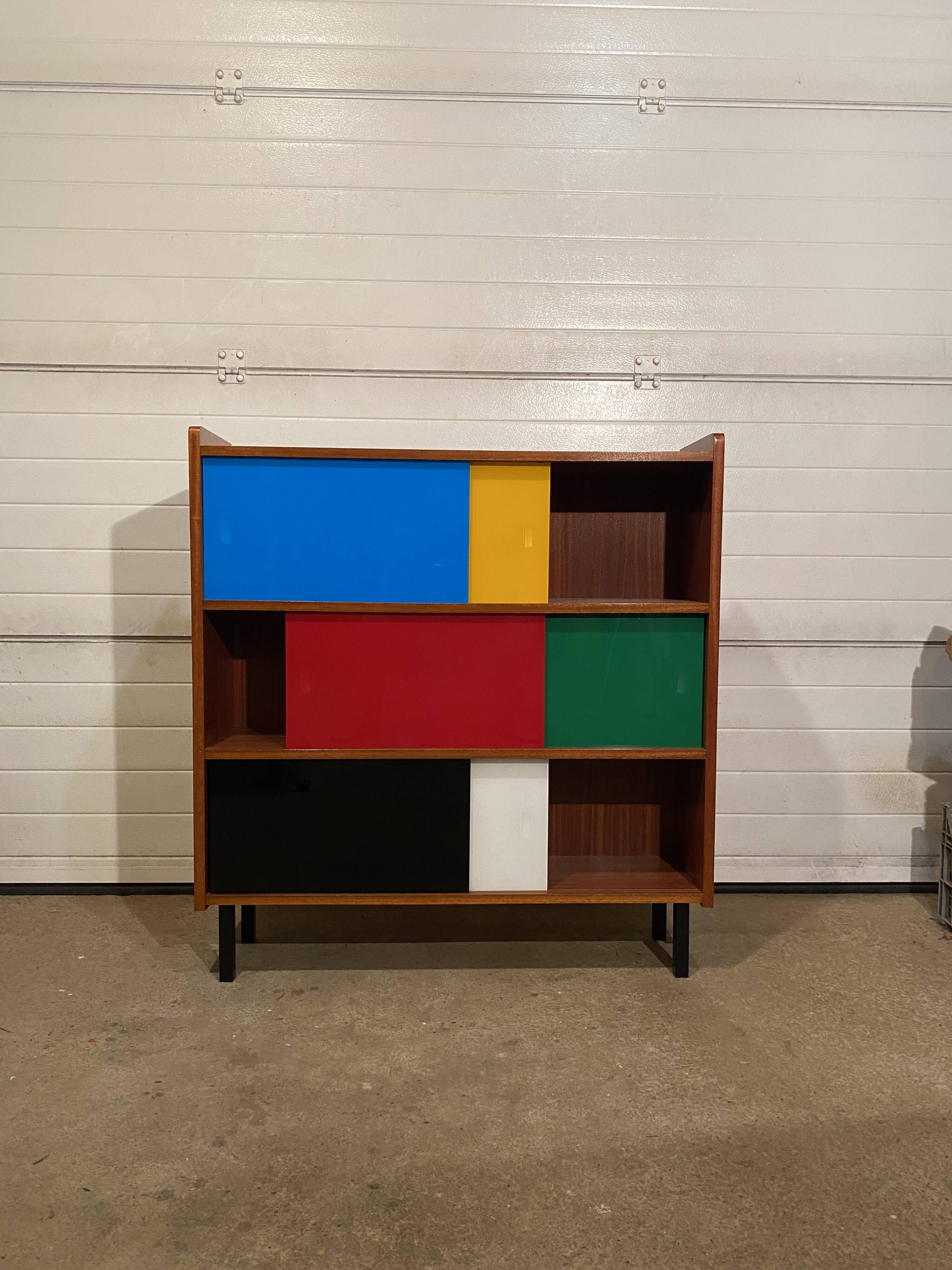 Bibliothèque/vitrine vintage