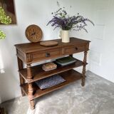 Oak console drapery 1950