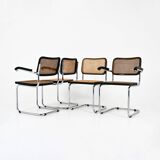 Set of 4 Dining Chairs Style B32 by Marcel Breuer
