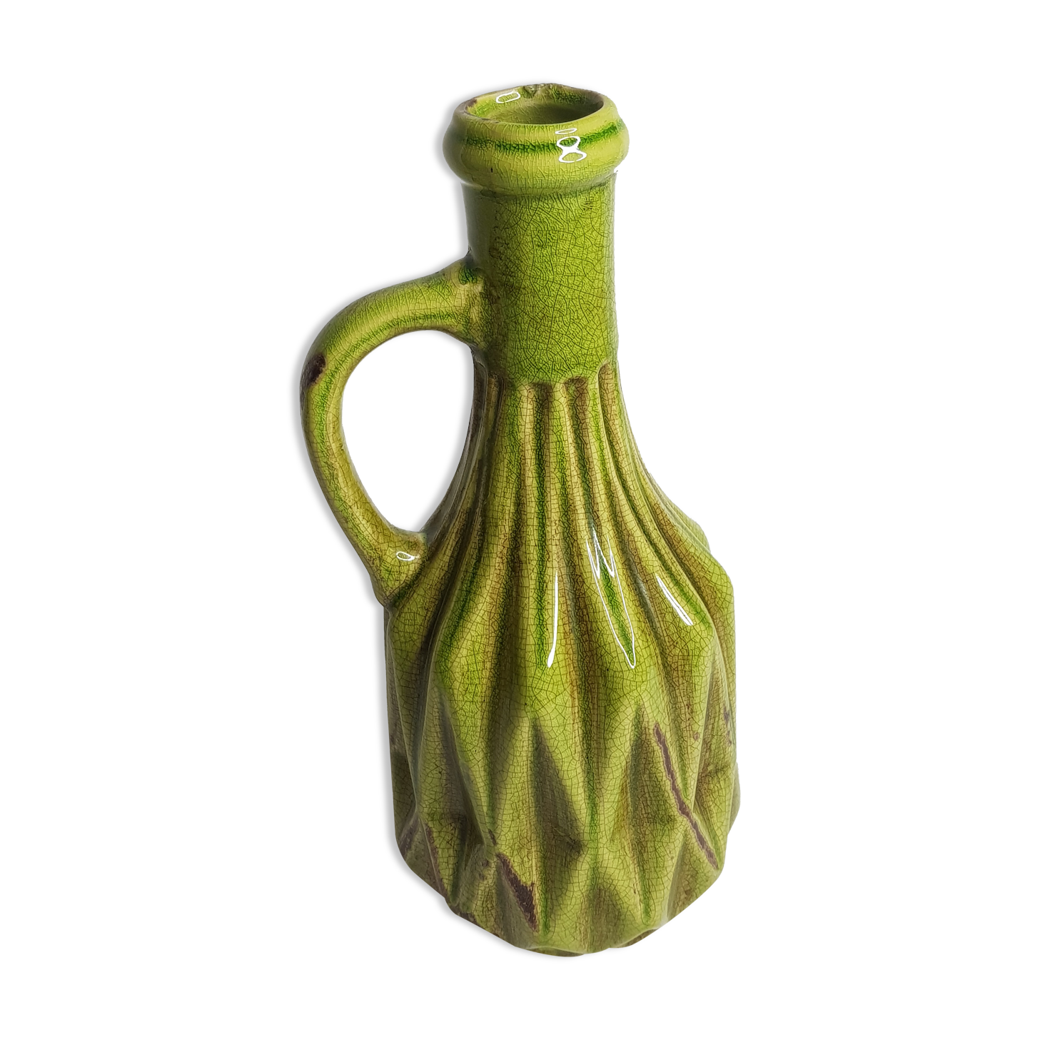 Vintage origami soliflore vase 26 cm