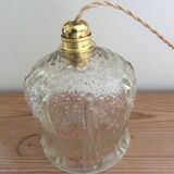Glass globe pendant light