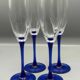Set of 4 Luminarc champagne flutes made in France