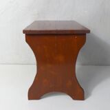 Small wooden step bench