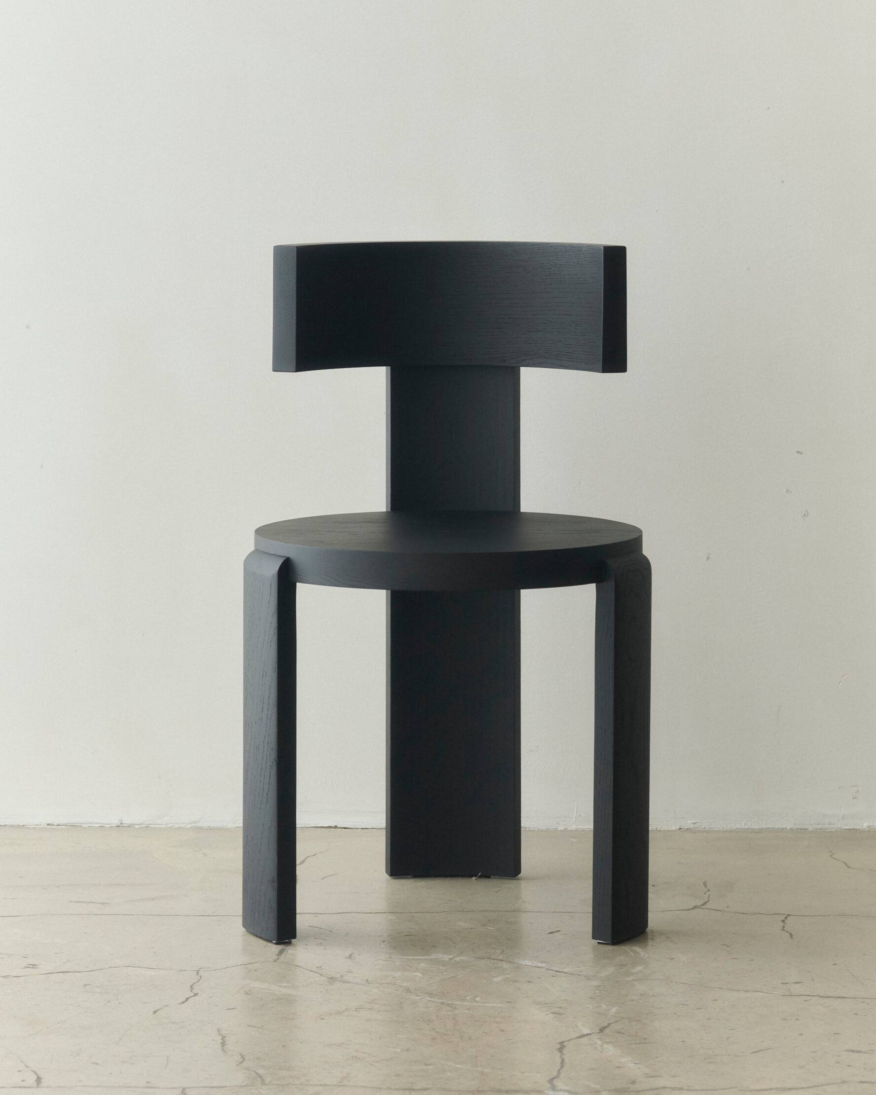 Spina chair in black wood