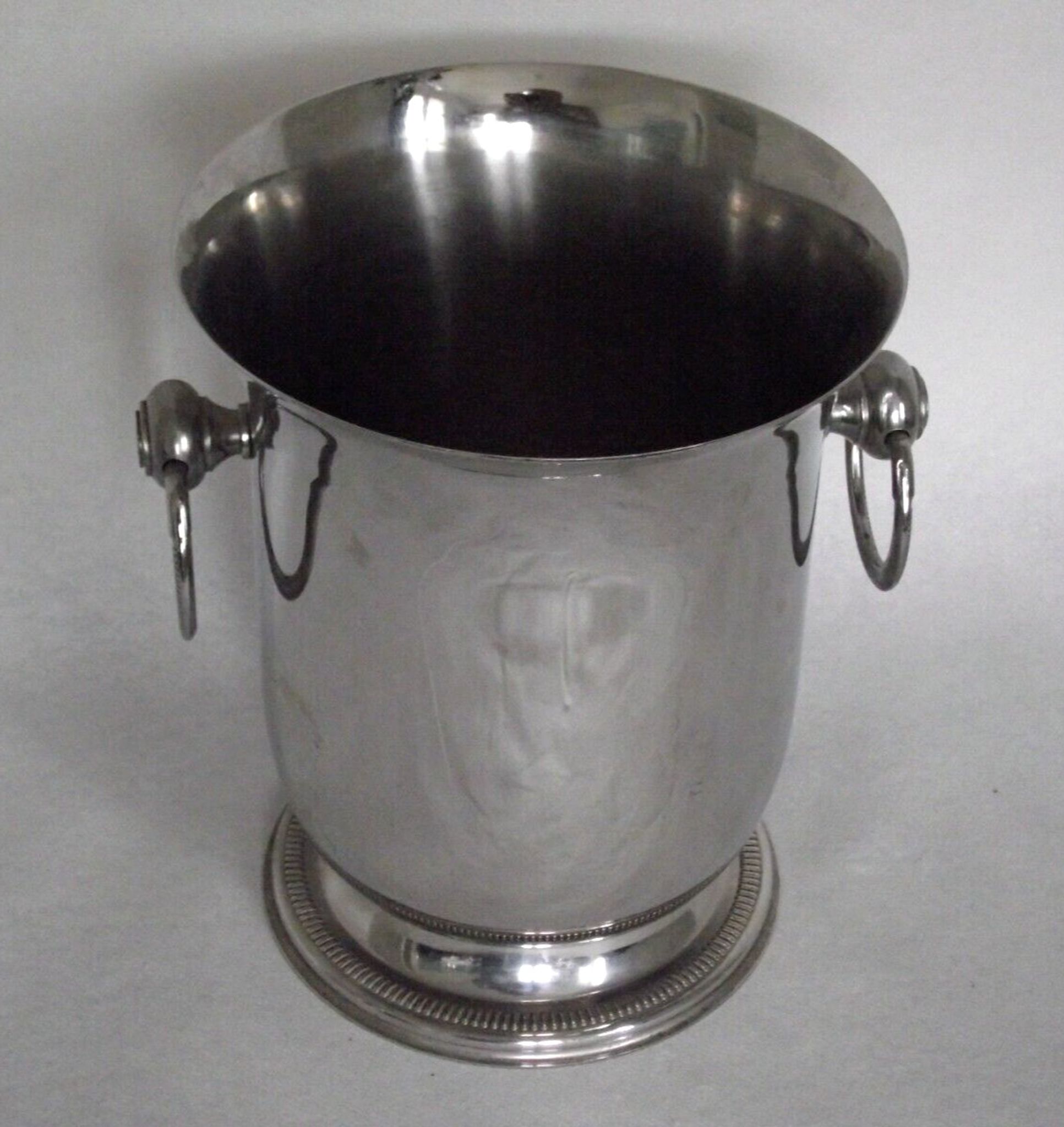 Seau à Champagne Jean Couzon Silver Inox avec poignées fixes 4428