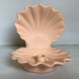 Scallop shell candle holder