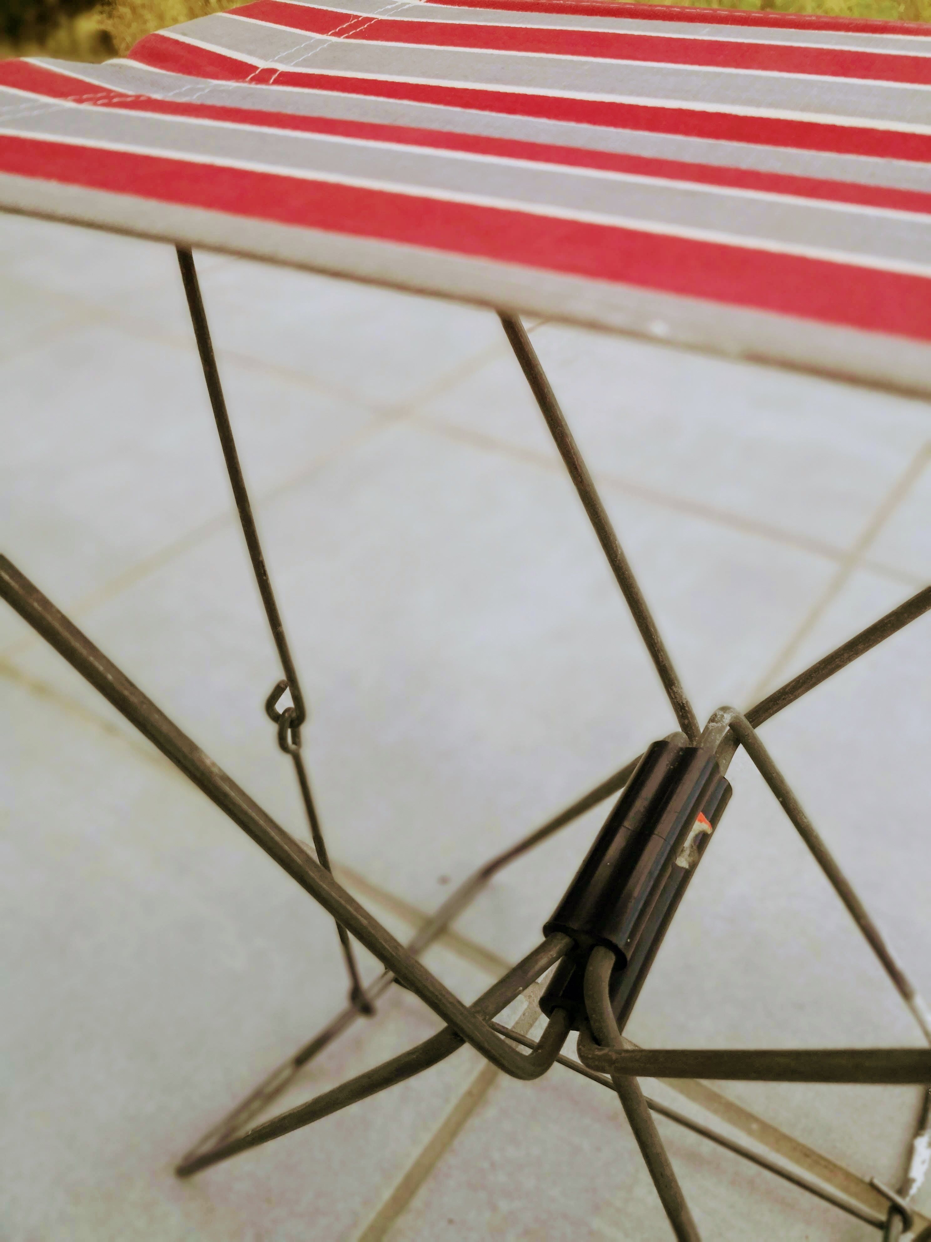 Folding vintage stool