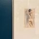 Swedish Watercolour on Paper “Nude Study” by Helge W. Högbom