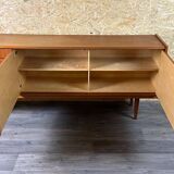 1960s/1970s Teak Sideboard Credenza Cabinet Danish Modern Design Denmark 70