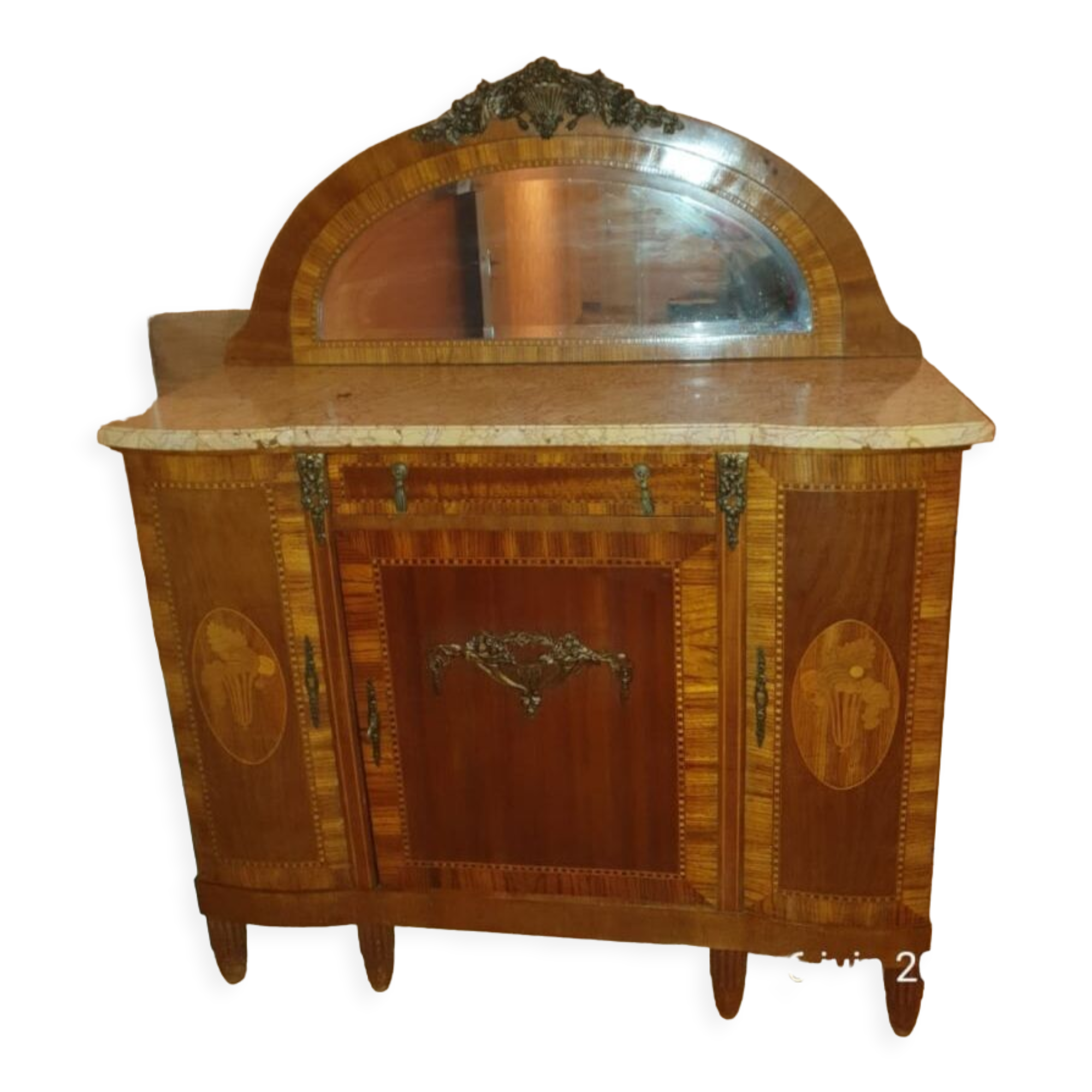 Precious wood art deco vessel