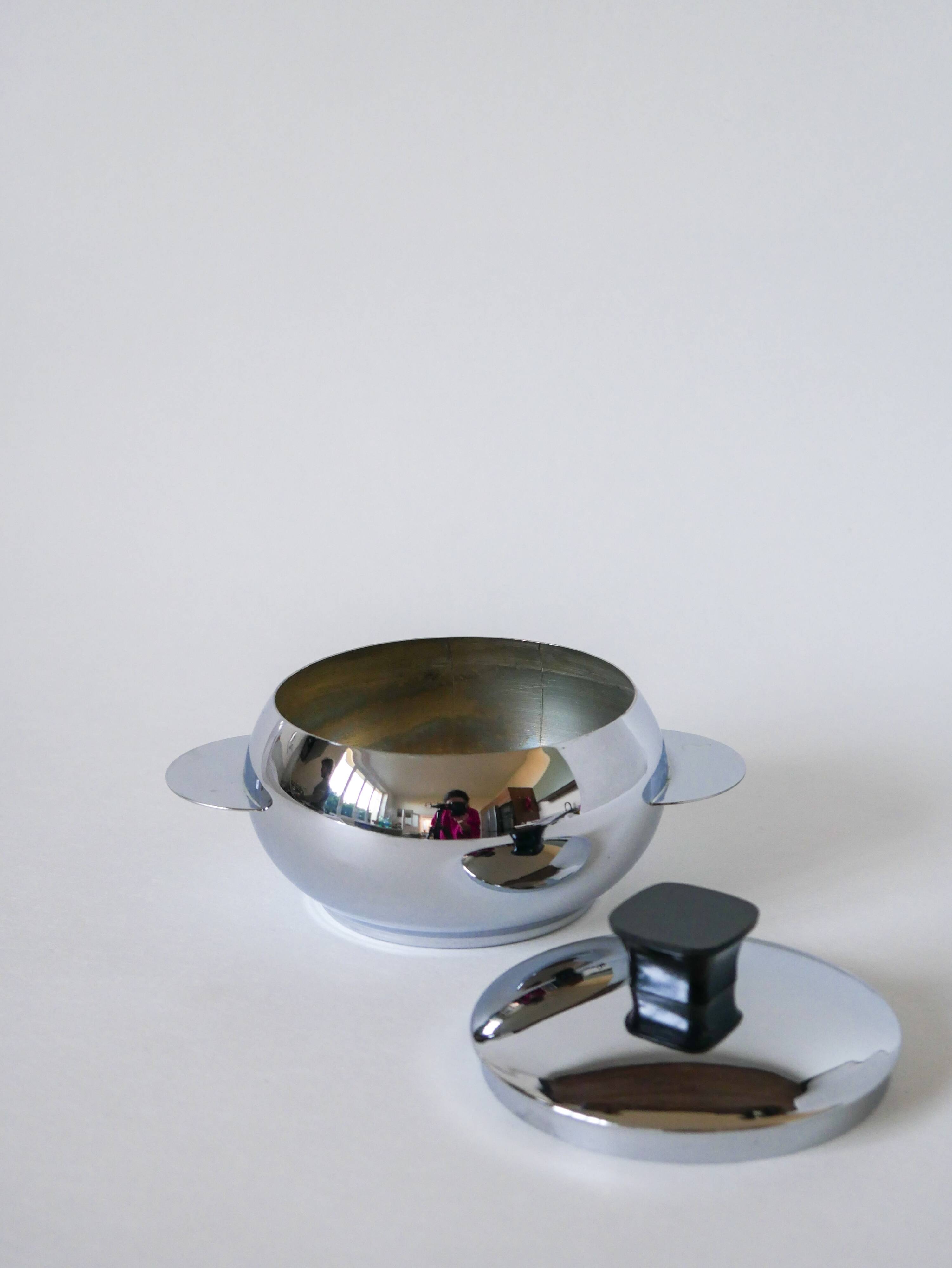 Small sugar bowl / stainless steel box Design 1970