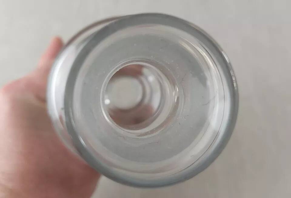 vase / soliflore, in crystal