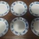 Flat plates set of six ironstone Saint Amand Egypt decoration