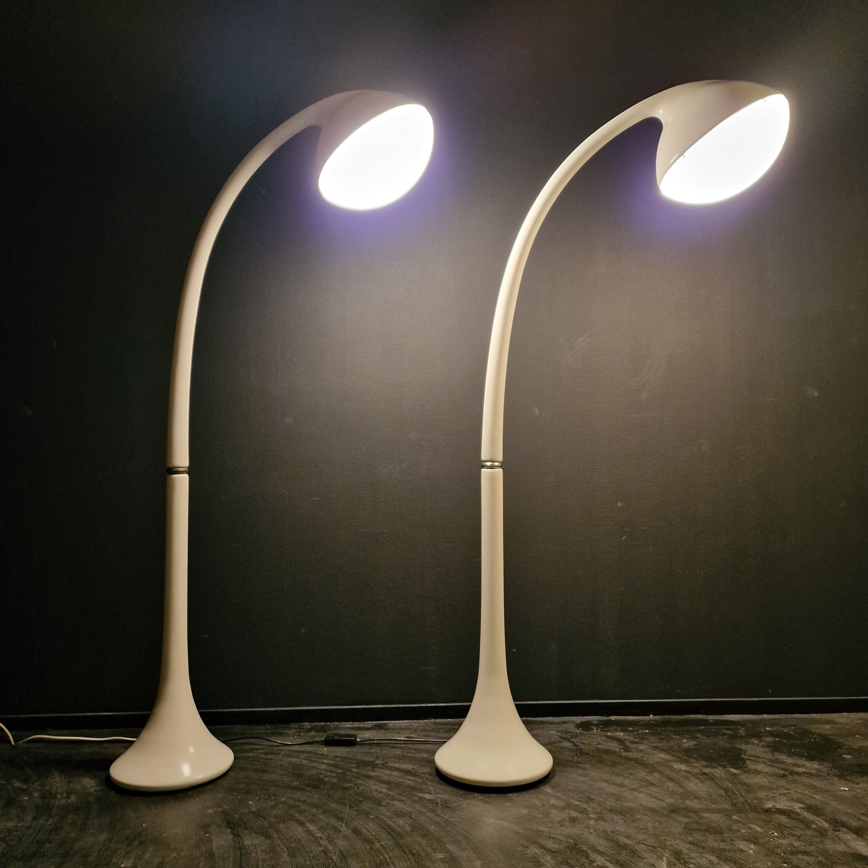 Lampadaire par Fabio Lenci pour Guzzini, Italie 1970's