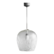 Czechoslovak Flakestone Glass Hanging Lamp, 1970s