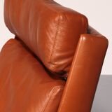 Congnac Leather COR SWING Lounch Chair whit Otterman By Adolf & Schöpfer 19