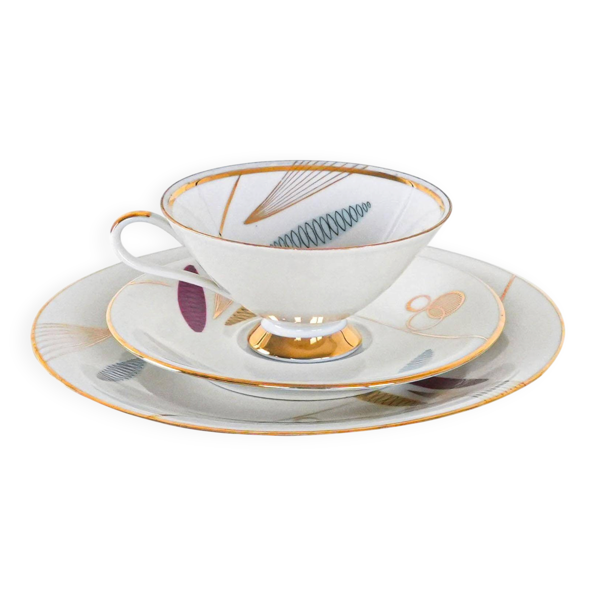 Porcelain cup, German design, 1960s, manufacturer: Hertel Jacob