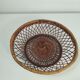 Brown wicker basket