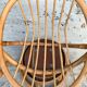 Fauteuil pivotant en rotin