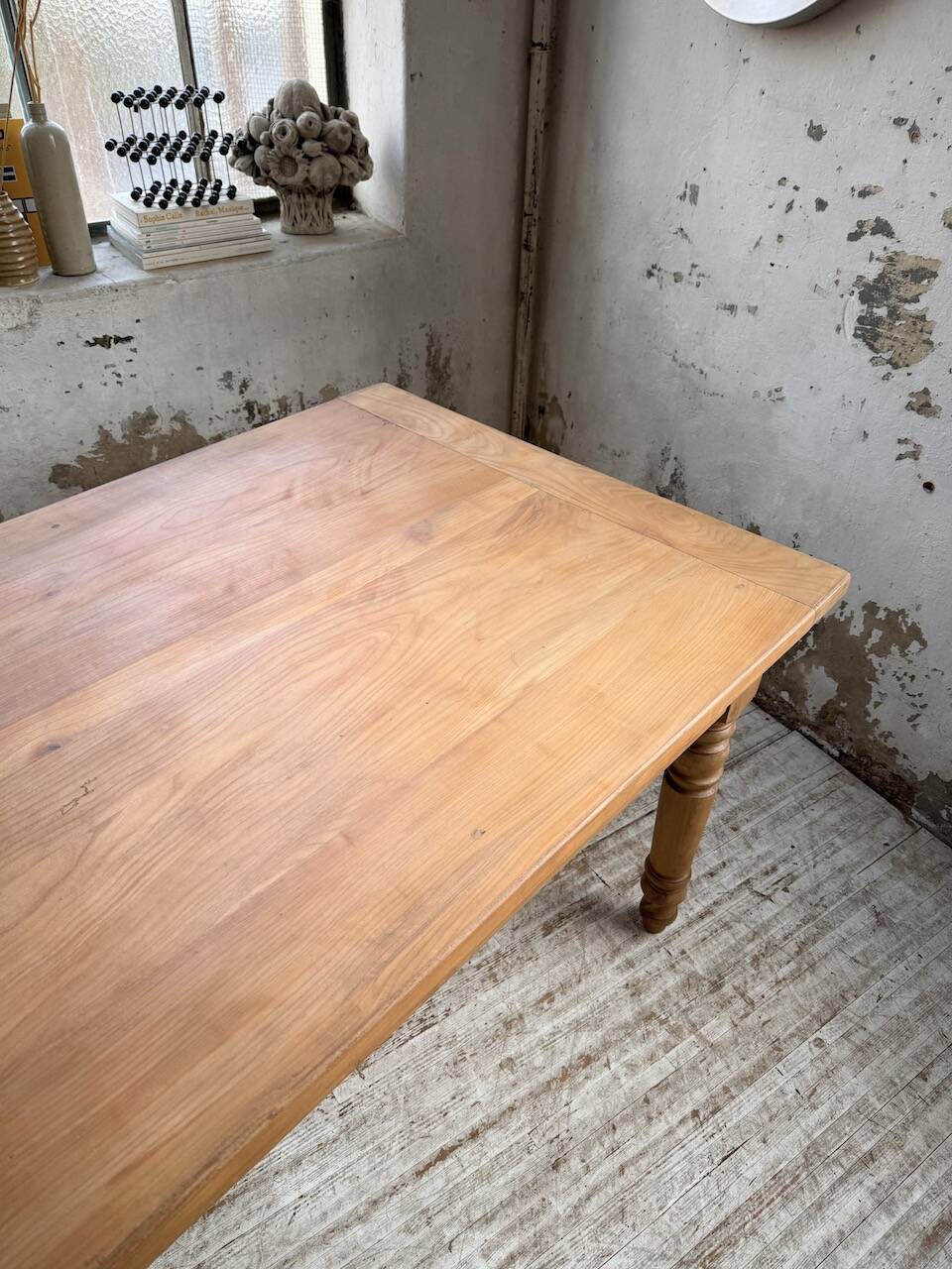Table de ferme en merisier