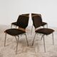 Carlo Ratti Style Set Da Pranzo 4 Sedie Design Modernariato Anni ‘70
