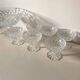 Antique chiseled crystal cups