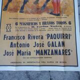 Bullfighting poster