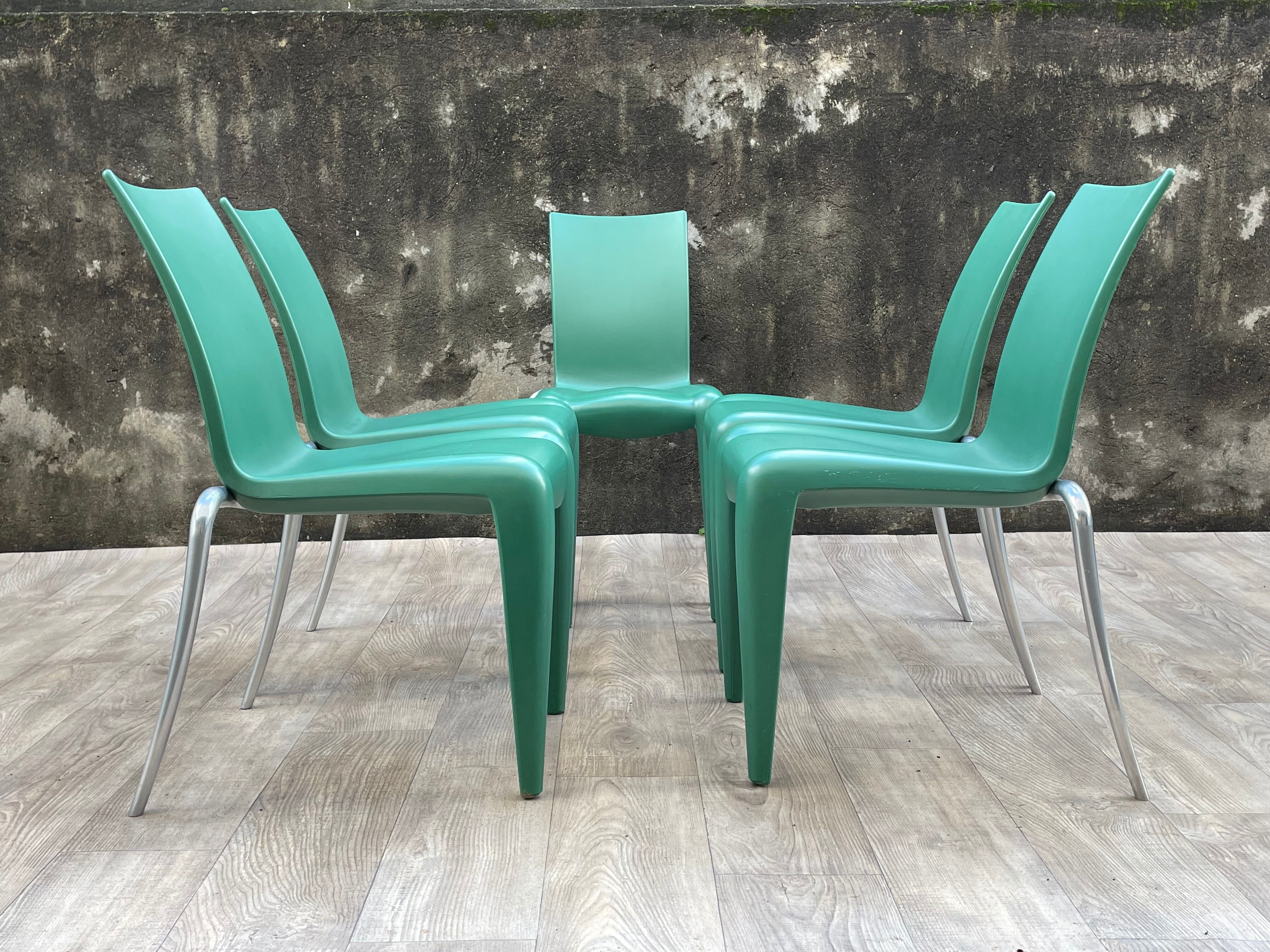 5 Louis 20 chairs by Philippe Starck for Vitra