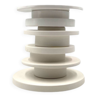 Kengo Kuma, postmodern ceramic flower pot / vase, Bitossi Italy 2021