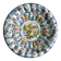 Hand painted decorative dish with floral motifs