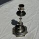 A large silver candlestick holder H23