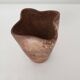 Ceramic vase with floral motif signed Vallauris
