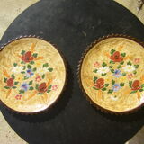 Pair of plates J Massier in Vallauris