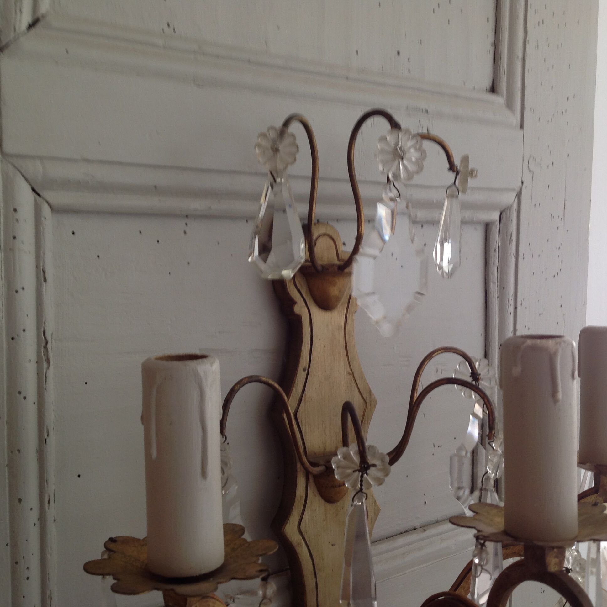 Wall light brass and stamps